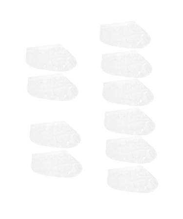 Healeved 10 Pairs Footsticker Foot Mask Feet Skin Peeling Masks Cracked Heel Socks Feet Calluses Remover Foot Callus Removers Foot Callus Masks Foot Peel Masks Accessories Abs White Nourish