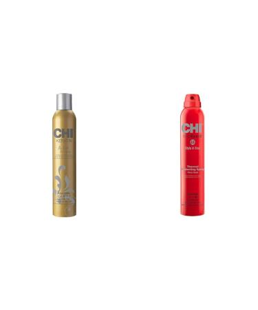 CHI Keratin Flex Finish & Iron Guard Hair Sprays 10 oz Each