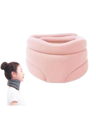 Cervicorrect Neck Brace Cervicorrect Neck Brace by Healthy Lab Co Neck Support Brace for Women and Men Neck Brace for Sleeping Soft Foam Cervical Neck Brace to Stop Snoring (Pink)