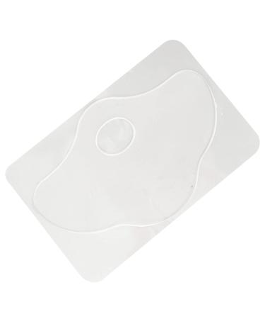 Silicone Body Patch Belly Silicone Pad Transparent Reusable Washable Easy Absorption 26x16.8cm Skin Friendly for Skin Care
