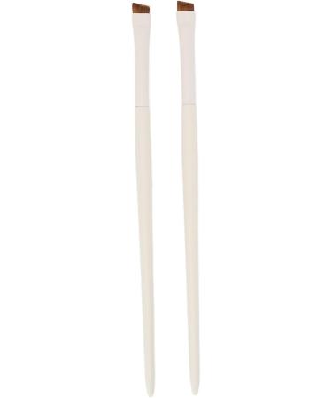 Makeup Eyeliner Brush 2pcs Eyeliner Brush Cosmetic Tool Ultra Thin Precise for Office - Buy Online on SooperMarket.com