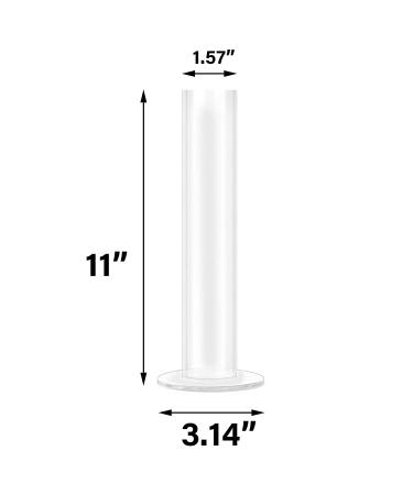 Clear Acrylic Scrunchie Holder Stand - Hair Tie Organizer for Teen Girls - 11 inch - Perfect Gift Idea - Buy Online on SooperMarket.com