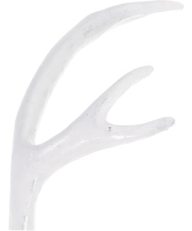ABOOFAN 2 Pairs Christmas Flocked Antlers Hair Clips Headbands Handmade Diy Materials Headdress Diy Parts Diy Simulated Antlers Diy Deer Horn Hair Accessories White Artificial Flocking - Buy Online on SooperMarket.com