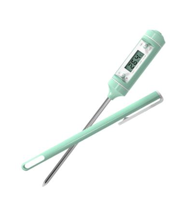 Unomor Stainless Steel Thermometer Set - 2pcs LED Water & Baby Food Thermometer for Feeding Bottles - Green 18.5x3cm - Buy Online on SooperMarket.com