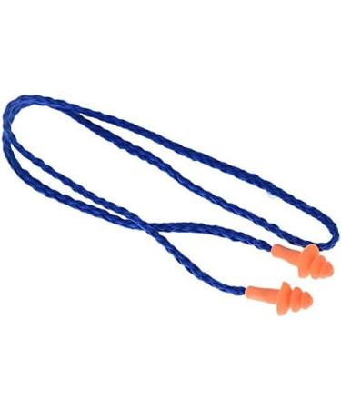 Binifub 100 Pairs Individually Wrapped Soft Silicone Corded Ear Plugs Reusable Hearing Protection Rubber Earplugs - Buy Online on SooperMarket.com