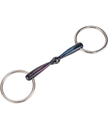 Equinate water bridle sweet iron 14mm simply broken - anatomically shaped mouth -friendly bit - promotes saliva formation and stimulates the chewing activity at 13.5cm