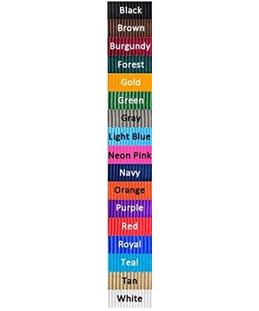 Jacks Safety Cross Ties Set of 2 Heavy Weight Poly Webbing (Royal)