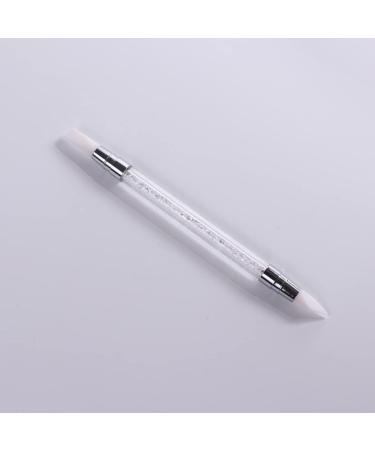 Nail Art Sculpture Pens Silicone Dual Head Manicure Carving Pen Rhinestone Beads Picker Tool Beauty Tools - Buy Online on SooperMarket.com
