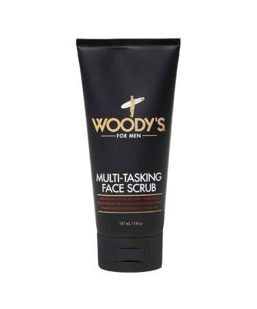 Woody's Multi-Tasking Face Scrub Hydrating Cleanser and Exfoliant for Men 5 Fl Oz Face Scrub 1 Count (Pack of 1)