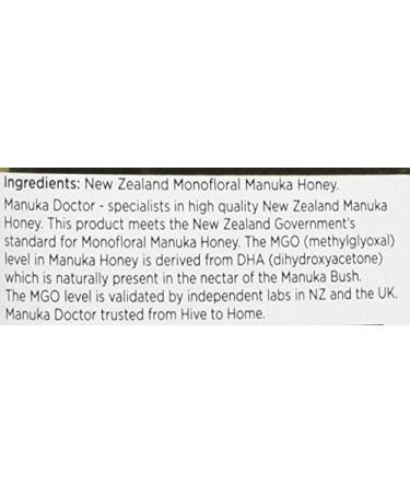 Manuka Doctor 240 MGO Manuka Honey 250 g - Buy Online on SooperMarket.com