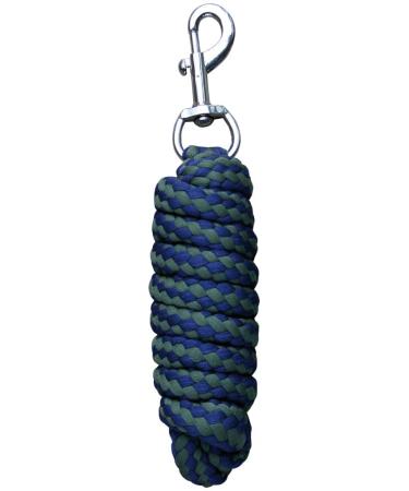 Harry's Horse Lead Rope Soft with Snap Hook olive green-navy