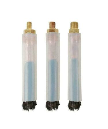 3stk durable pickling brush WIG MIG carbon fiber M6 M10 welding cleaning brush head welding corn processor M6/8/10 brush gun stainless steel-welding point cleaning brush head