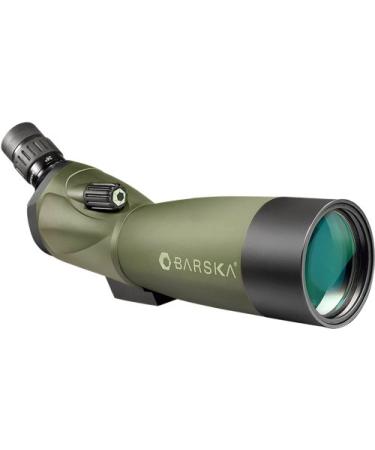 Barska AD11284 Blackhawk 20-60x60 Waterproof Spotting Scope with Tripod & Cases for Birding, Target Shooting, Sports, etc , Green