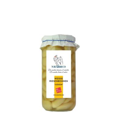 El Navarrico - Broad Beans Extra Natural | Traditional Agriculture | Natural and Fresh | 700 gr - Glass