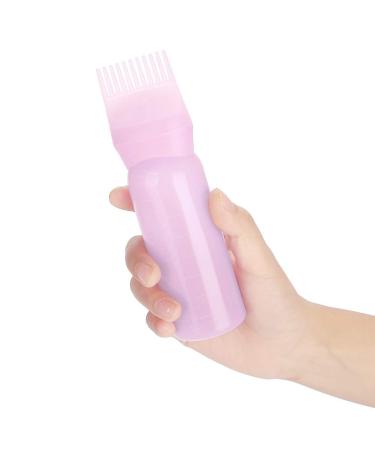 Dekaim Hair Dye Brush Bottle Hair Oil Applicator Bottle Toothed Hair Dye Bottle Root Comb Applicator Bottle Hair Dyeing Bottle Brush Shampoo Hair Color Oil Comb Applicator Tool(Pink) - Buy Online on SooperMarket.com