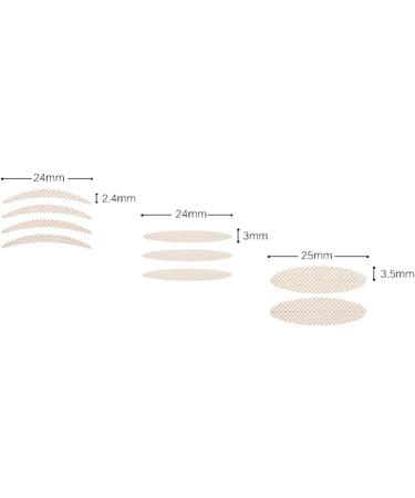 OSALADI 1 Set Double Eyelid Sticker Women Eyelid Tape Invisible Eye Strip Eye Beauty Tape Female Eyelid Sticker Double Sided Adhesive Tape Eye Beauty Patch Cosmetics Adhesive Strip Natural - Buy Online on SooperMarket.com