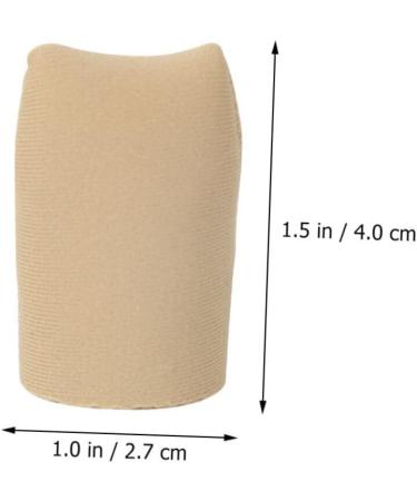 Silicone Toe Sleeves 2 Pairs - Pinky Toe Guards for Sneaker Toe Protection - Buy Online on SooperMarket.com