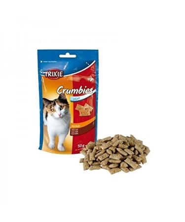 TRIXIE 12 pieces Crumbies with malt cat snack 12 x 50 g economy pack
