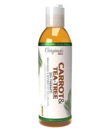 Africas Best Orig Carrot Tea Tree Oil 6 Ounce (177ml) (Pack of 3)
