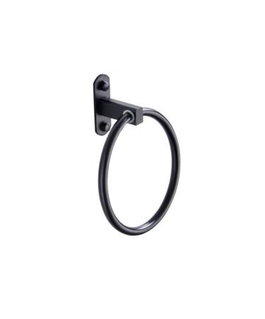 OSALADI 2pcs Ring Punch Hanging Holder Home Rack Aluminum Round Bathroom Space for Black Towel