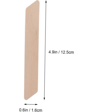 FOMIYES 600 STK Wooden Wax Strip Applicator - Face Hair Removal Tool for Smooth Skin | Best Waxing Accessories for Makeup - Buy Online on SooperMarket.com