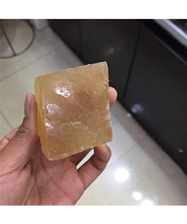 Natural Orange Calcite aquare Crystal Gemstone Reiki Iceland Spar Crystal Cube - Buy Online on SooperMarket.com