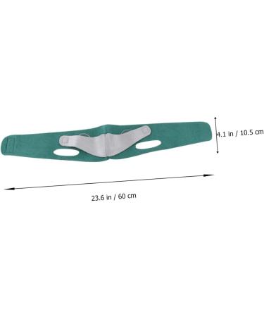 WOONEKY 1pc Thin Face Belt Face Lifting Belt Lift Mask Tightening Band Strap Graphene Green 60X10.5X1cm Green - Buy Online on SooperMarket.com