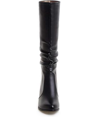 Shop Stylish Women's Halfange Lace-Up Boots - Black & Brown Leather Winter Footwear | Trendy & Warm | EU Size 39-47 - Buy Online on SooperMarket.com