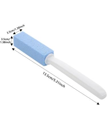 Pumice Stone for Toilet Toilet Limescale Remover 2 Pack Handle Toilet Bowl Cleaner Hard Water Build Up Remover with Ergonomic Handle for Kitchen/Bath/Pool/Household Cleaning Gray+Blue - Buy Online on SooperMarket.com