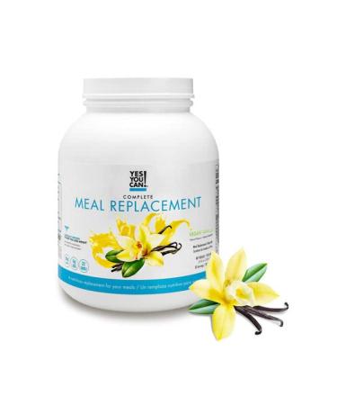 Yes You Can! Complete Meal Replacement Shake - 15 Servings (Vegan Vanilla) - Meal Replacement Protein Powder with Vitamins and Minerals All-in-One Nutritious Meal Replacement Shakes