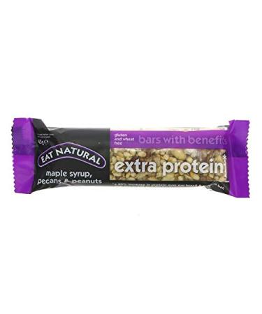 Eat Natural Maple Syrup Pecan & Peanut Nut Bars - 12x45g
