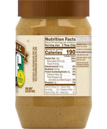 Jif Natural Crunchy Peanut Butter 40 oz - Buy Online on SooperMarket.com