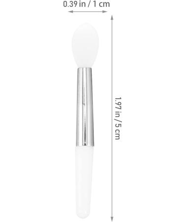 MAGICLULU Silicone Lip Scrubber 12pcs Silicone Lip Brush Lip Wand Cosmetic Lipstick Brush Mini Lipsticks Mini Lip Gloss Lip Plumper Gloss Clear Silicone Applicator Travel Mascara Silica Gel 5x1cm As Shown 3 - Buy Online on SooperMarket.com