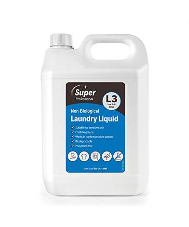 PBS Medicare 5 Litre - PBS Medicare Best Price Super Non Bio Laundry Liquid - is a Pleasant perfumed Premium Grade Clothes Washing Liquid Detergent for use in All Automatic Washing Machines.