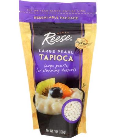 Reese Large Pearl Tapioca 7 oz - Pack of 6 - Premium Quality Tapioca Pearls - Buy Online on SooperMarket.com