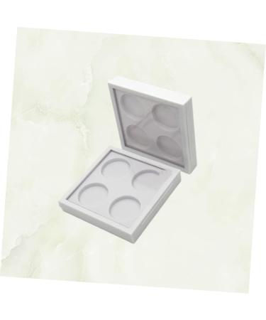 HAPINARY 2pcs 4 Makeup Accessories Aluminum Tin Jars Eyeshadow Containers Empty Eyeshadow Tins Empty White - Buy Online on SooperMarket.com
