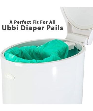 Jasclair Diaper Pail Bags (100 Count) - Compatible with Ubbi Pails - Heavy Duty Trash Bags with Bamboo Charcoal - Odor Fighting Garbage Bags - Buy Online on SooperMarket.com