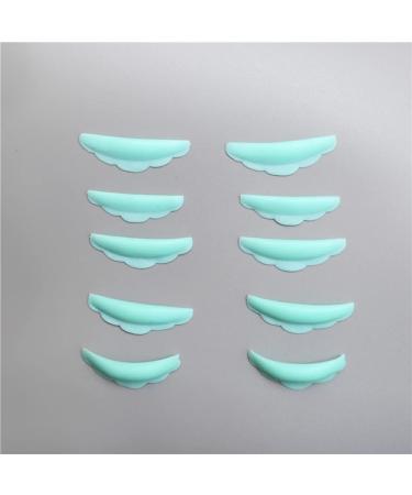 Dajidafu 5 Pairs Lash Curlers Lashes Lift Perming Eyelash Tool Domestic Eyelashes Kit Fashionable for Adults Beautifying Green - Buy Online on SooperMarket.com