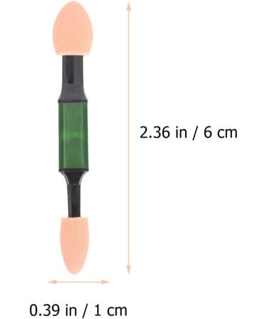 KALLORY Eyeshadow Eye Shadow Brush Eyeshadow Sponge Brush Double- ended Sponge Eye Shadow Sticks Eye Makeup (30 Piece) - Buy Online on SooperMarket.com