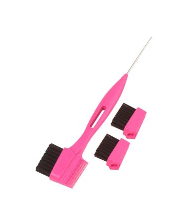 1 Set Steel Needle Eyebrow Brush Combs Brow Comb Eye Brow Brush Comb Eyebrow Brush and Comb Eyelash Styler Nylon Wool