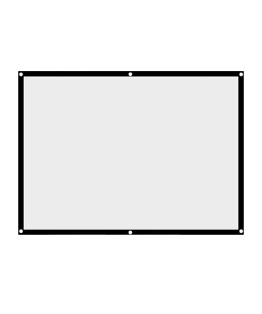 Rear projection screen cinema screen projector screen projection screen 60-100 inch portable foldable projector screen 4: 3 home cinema projection surface for outdoor camping film/open air cinema(