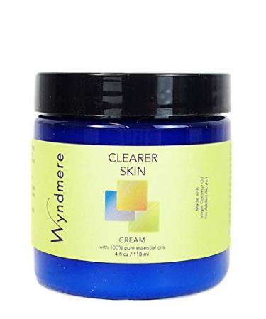 Wyndmere Clearer Skin Cream - Made with All Natural Ingredients and 100% Pure Essential Oils - Moisturizing - 4oz
