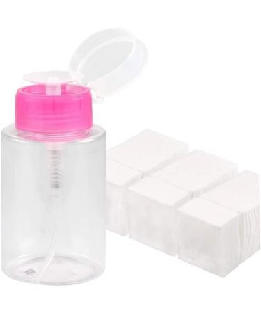 Nail Polish Remover Dispenser Empty Clear Push Down Bottle Plastic Pump Liquid Container Rosy 180ml Nail Polish Remover Dispenser Makeup Remover Dispenser Nail Polish Remover Liquid Bottle Nail - Buy Online on SooperMarket.com