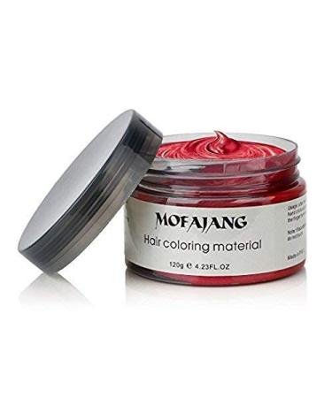 Natural Red Hair Wax EFLY 4.23 oz - Disposable DIY Hairstyle Mud Cream for Party Cosplay - Easy to Clean - Buy Online on SooperMarket.com