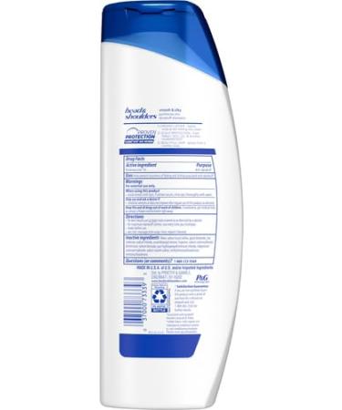 Buy Head & Shoulders Smooth Silky Paraben Free Dandruff Shampoo - Lemon 12.8 Fl Oz | International Shipping Available - Buy Online on SooperMarket.com