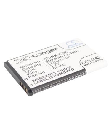 900mAh Replacement Battery for Manta TEL2405 MS1701 TEL2408 JB-4C (3.7V)