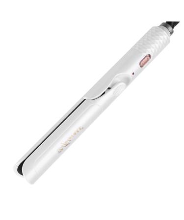 PLAFOPE 1pc Curling Iron Curling Wand Hair Straightening Comb Electric Hot Comb Hair Curlers White US Plug White