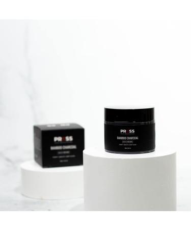 PRESS SKINCARE Bamboo Charcoal Face Mask - Exfoliating Mud Mask for Men | Pore Cleansing & Anti-Aging Hydration | 3.4 FL. OZ - Buy Online on SooperMarket.com