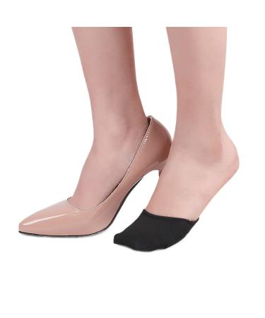 2Pairs High Heel Half Insoles Silicone Shoe Cushion Pads Forefoot Pedicure Socks Foot Care Tool Calluses Corns Pain Relief Women