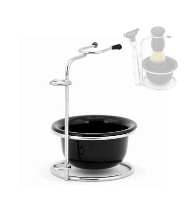 Zalati Razor Resthesers Razor holder with a shaving bowl & brush holder for placing brushes compatible with razor manual chips